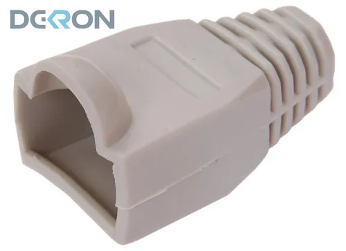 картинка Колпачок изолирующий для разъемов RJ45, PVC, серый (50шт/уп) DEKRON 