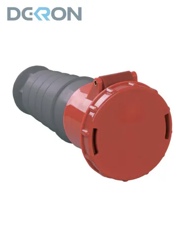картинка Розетка переносная 234 3Р+РЕ 63А 380-415В IP54 DEKRON 