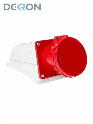 картинка Розетка стационарная 145 125А-6ч/200/346-240/415В 3P+PE+N IP67 DEKRON 
