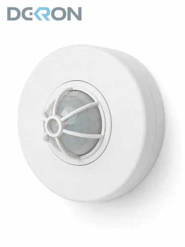 картинка Датчик движения ДД-07   1100Вт 120-360град 6м IP33 белый 