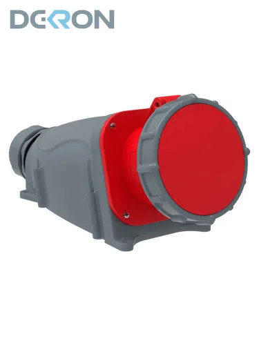 картинка Розетка стационарная 145 125А-6ч/200/346-240/415В 3P+PE+N IP67 DEKRON 