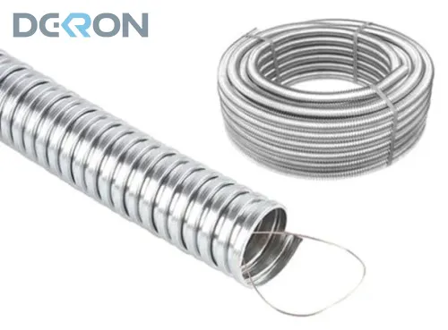 картинка Металлорукав негерм. 12мм с протяжкой (50м) DEKRON 