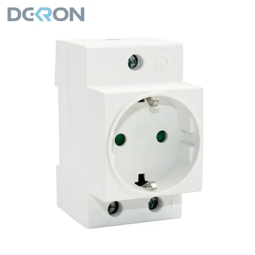 картинка Розетка РДЕ-47 250В (под евро вилку с заземлением) DEKRON 