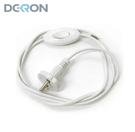 картинка Шнур ШБ для Бра ШВВП 2*0,75 (6А) 1,5м. DEKRON 