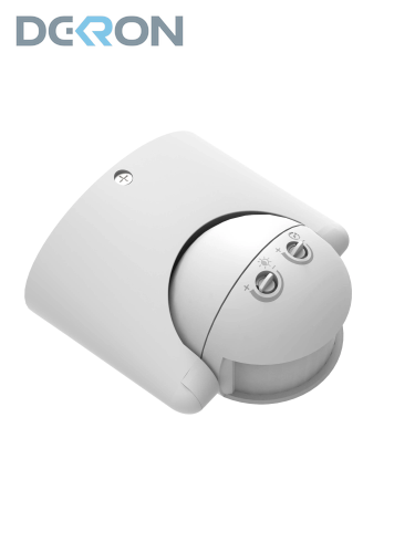 картинка Датчик движения ДД-04 1100Вт 180град 12м IP44 белый 