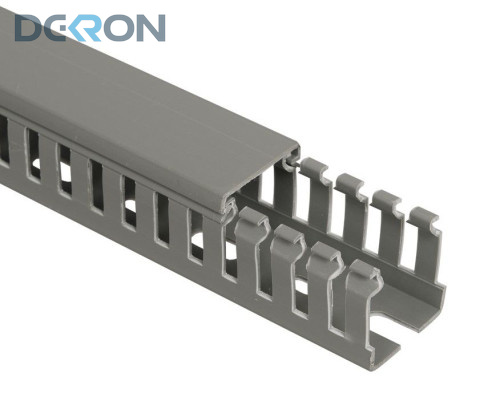 картинка Кабель-канал перфорированный 25х25 cерый DEKRON 