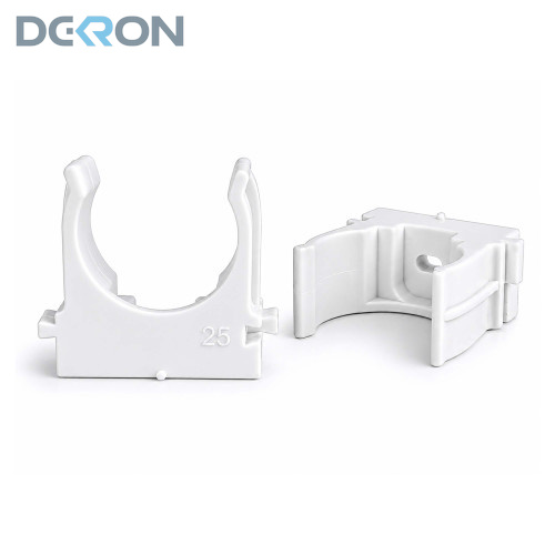 картинка Крепеж-клипса Ø 25 цвета: белый (50шт/уп) DEKRON 