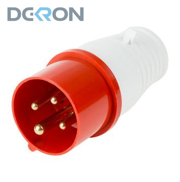 картинка Вилка переносная 014 3Р+РЕ, 16А, 415В IP44 DEKRON 