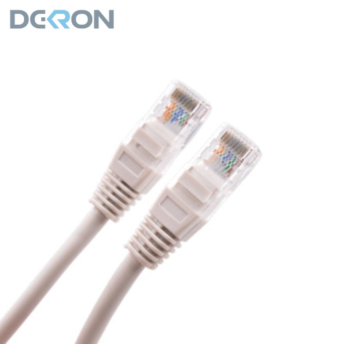 картинка Шнур коммутационный, патч-корд U/UTP RJ45-RJ45, CAT 5e, PVC серый, 7м 