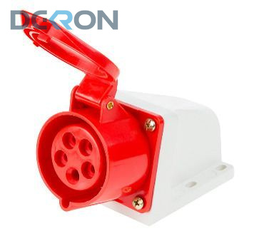 картинка Розетка стационарная 115 3Р+РЕ+N, 16А, 415В IP44 DEKRON 
