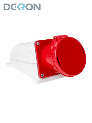 картинка Розетка стационарная 145 125А-6ч/200/346-240/415В 3P+PE+N IP67 DEKRON 