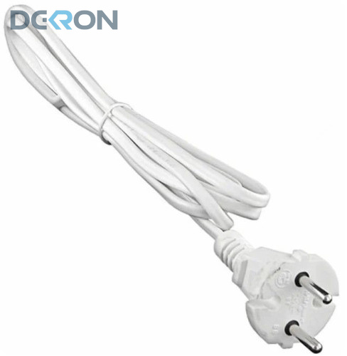 картинка Шнур ШН с вилкой ШВВП 2*0,75 (6А) 1,5м. DEKRON 